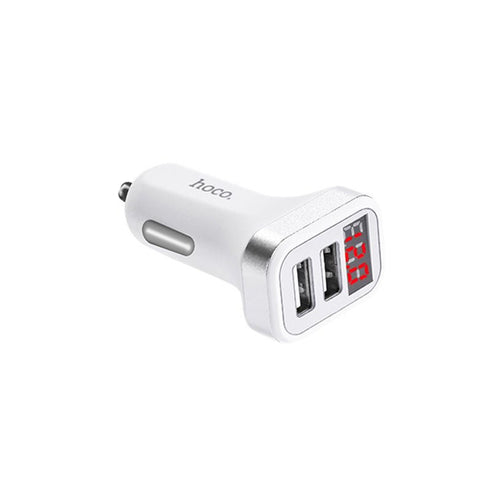 Hoco Z3 3.1A Dual USB LED Fast Car Charger - WooTech Online Shopping In SA