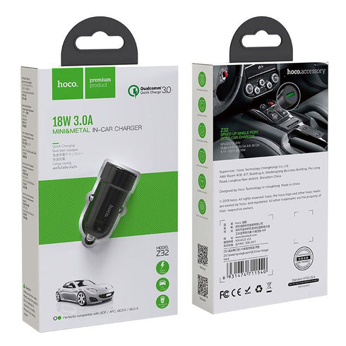 Hoco Z32 Mini Metal In Car Charger - WooTech Online Shopping In SA
