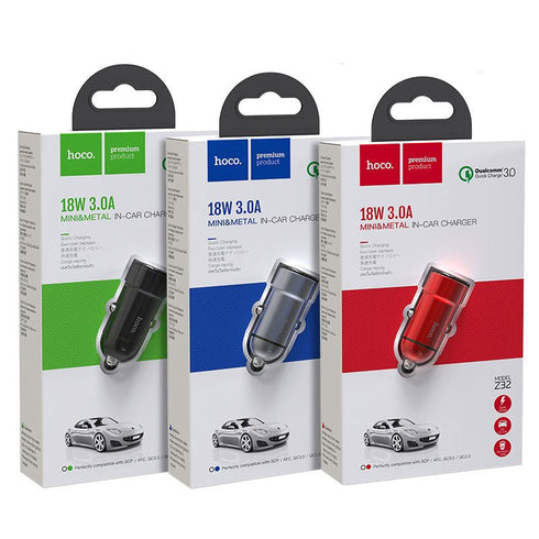 Hoco Z32 Mini Metal In Car Charger - WooTech Online Shopping In SA
