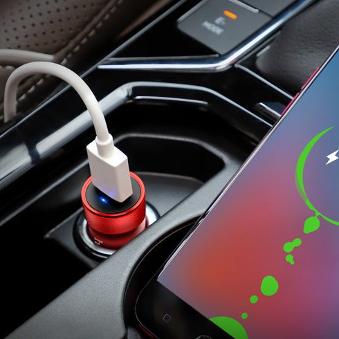 Hoco Z32 Mini Metal In Car Charger - WooTech Online Shopping In SA