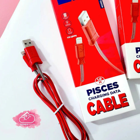 Hocox24PisclesChargingDataCable Red