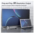 4 in 1 USB C To 4K Hub PD HDMI VGA USB Adapter