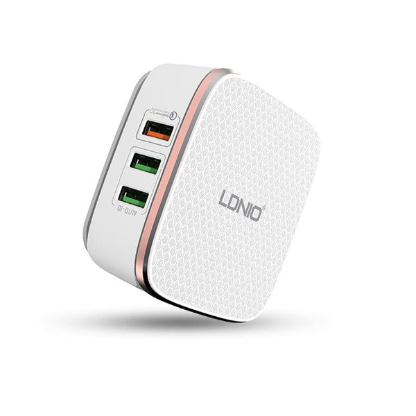LDNIO - A6704 - 6 USB Port Charger - For Mobile Phone Quick Fast Charge - WooTech Online Shopping In SA