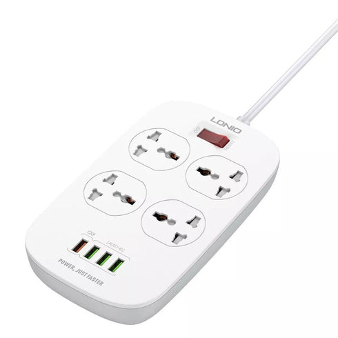 Ldnio Universal power Socket with 4 Usb Charger