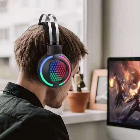 LED Ambient Light Gaming Headphones - Borofone ESD03