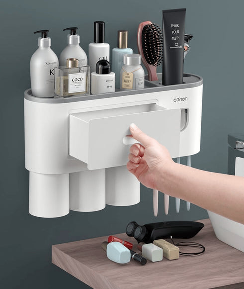 Multifunctional Toothbrush Holder