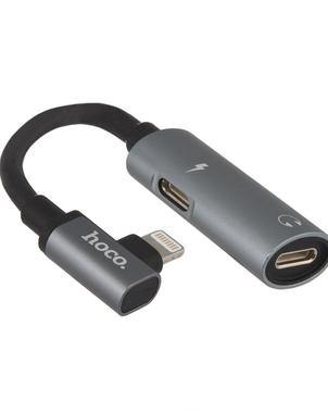 lightning To Aux converter for Ios Hoco-LS18 - Black - WooTech Online Shopping In SA