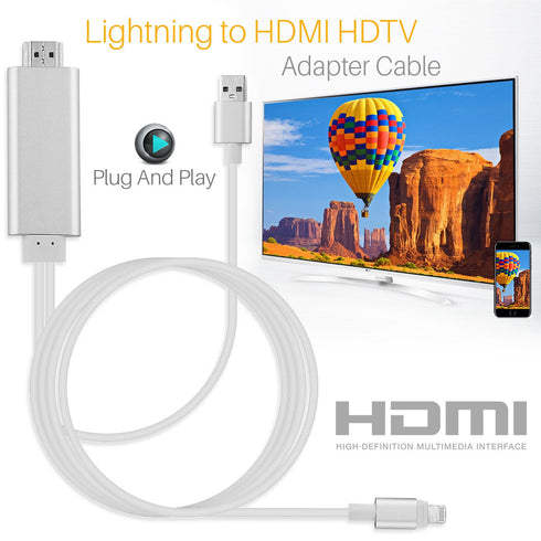 Lightning To Hdmi HDTV Digital AV Adapter for iphone / ipad Mini / Air Pro