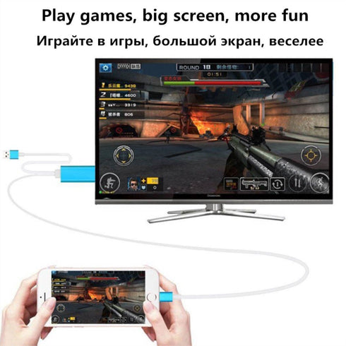 Lightning To Hdmi HDTV Digital AV Adapter for iphone / ipad Mini / Air Pro