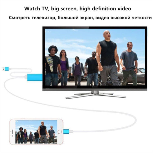 Lightning To Hdmi HDTV Digital AV Adapter for iphone / ipad Mini / Air Pro