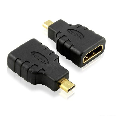 Micro HDMI Male to HDMI Female Connector - WooTech Online Shopping In SA