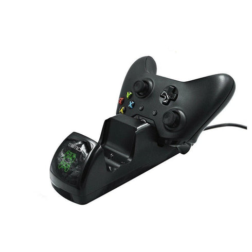 MIMD Charging Dock for XBOX ONE/SLIM/X Dual Gaming Charger Stand for XBOXONE- Black