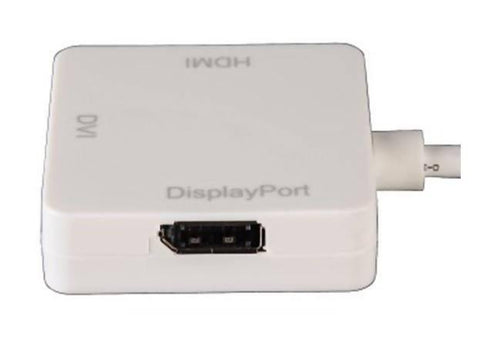 Mini Display Port to HDMI|DVI|DISPLAYPORT Adapter - White