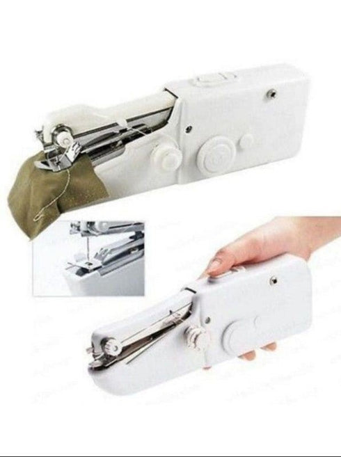 Mini Hand Held Sewing Machine - White