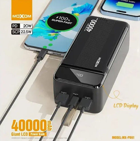 Moxom 40000Giant LCD Power Bank MX-PB61