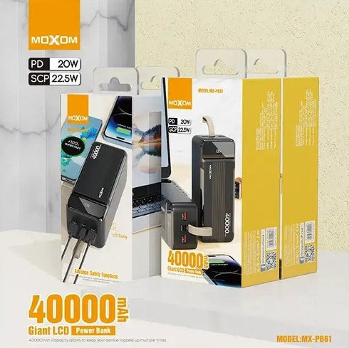 Moxom 40000Giant LCD Power Bank MX-PB61