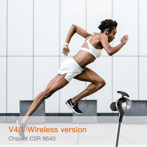 MOXOM Bluetooth Earphones Wireless Volume Control Stereo Headset V4.1 Noise Reducing Wireless Earphones For iPhone for Samsung mox-25