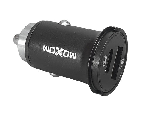 Moxom - Mx-VC08 33w Pd - Mini RIng Car charger - Usb + C