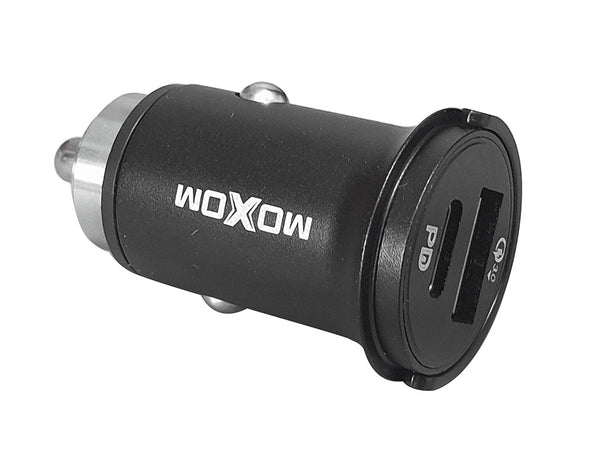 Moxom - Mx-VC08 33w Pd - Mini RIng Car charger - Usb + C - WooTech Online Shopping In SA