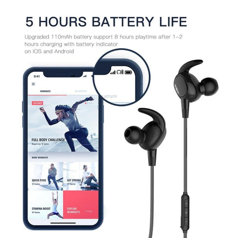 MOXOM Wireless Headphones Bluetooth V4.1 Sport Earphone mox34