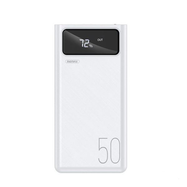Remax Mengine Large capacity Fast Charging Power bank 50000mah White (Rpp-162)