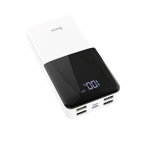 Power bank 20000mAh 4 USB Output - hoco J42A - white