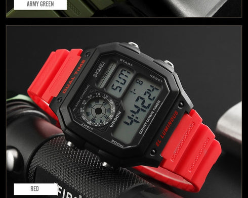 SKMEI 1299 Waterproof Alarm Bluetooth Sports Watch