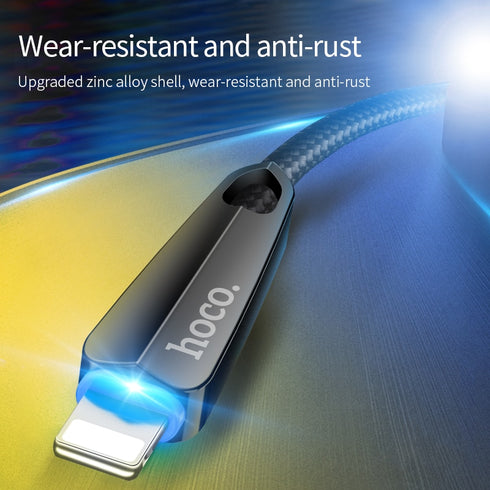 Smart power off LED fast charging cables For Iphone - WooTech Online Shopping