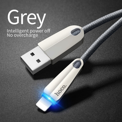 Smart power off LED fast charging cables For Iphone - WooTech Online Shopping