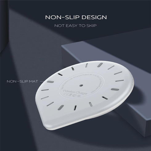 10W Fast Wireless Charger Built-in Bedside Lamp Qi Quick Charging Pad - AW001