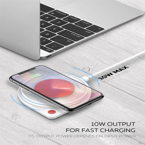 10W Fast Wireless Charger Built-in Bedside Lamp Qi Quick Charging Pad - AW001