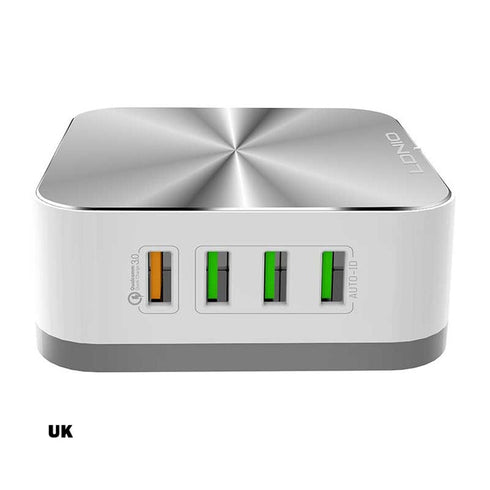 LDNIO A8101 QC3.0 50W 8 Ports Fast Desktop Charger for Smart Devices