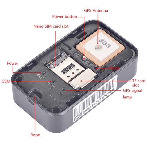 Mini GSM Smart GPS tracking device for Vehicle/Child free APP/web - WooTech Online Shopping