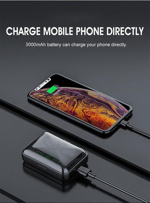 Bluetooth 5.0 Earphones TWS F9 5.0V Stereo Noise Cancelling Gaming Earbuds