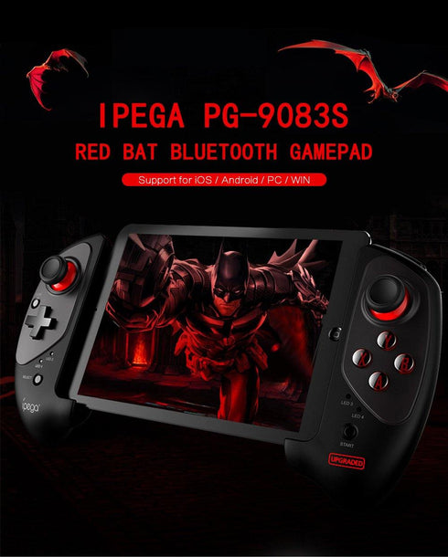 Bluetooth Gamepad Wireless Telescopic Game Controller Joystick Pad for iOS/Android/WIN - IPEGA PG-9083s