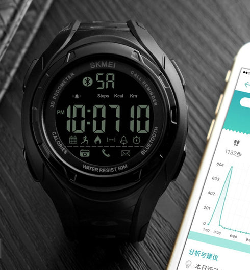 Skmei 1316 Waterproof Alarm Bluetooth Sports Watch