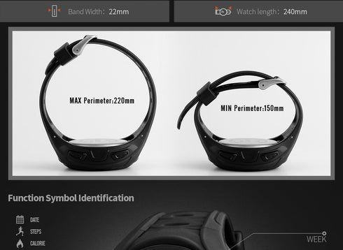 Skmei 1316 Waterproof Alarm Bluetooth Sports Watch