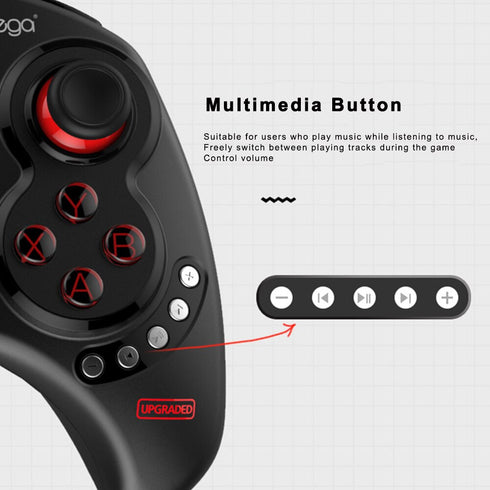 Wireless Joystick Telescopic Bluetooth Gamepad iPhone Android Smartphone iPad Tabet Laptop Game Console Controller - WooTech Online Shopping