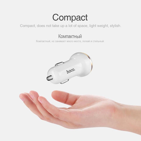 hoco car charger set 2.4A max- z27 - WooTech Online Shopping