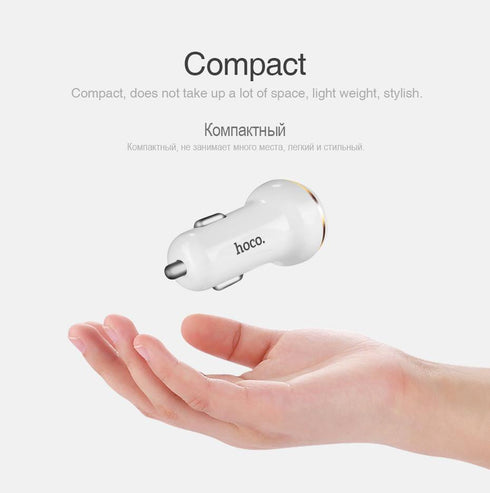 hoco car charger set 2.4A max- z27 - WooTech Online Shopping