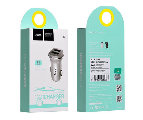 hoco car charger set 2.4A max- z27 - WooTech Online Shopping