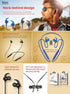 HOCO Metal Sport Bluetooth Headphone Sweatproof Earphone Magentic Earpiece Stereo Wireless Headset for Mobile Phone