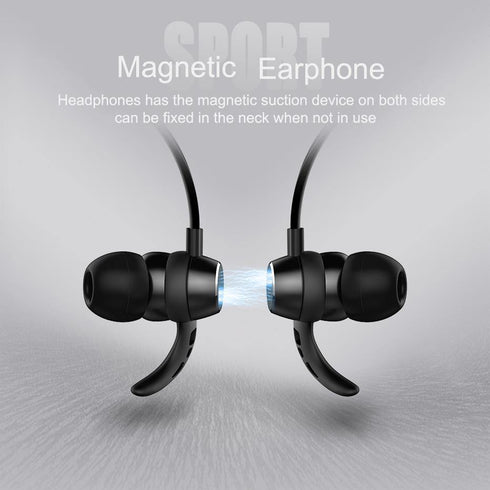 HOCO Metal Sport Bluetooth Headphone Sweatproof Earphone Magentic Earpiece Stereo Wireless Headset for Mobile Phone
