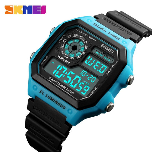 SKMEI 1299 Waterproof Alarm Bluetooth Sports Watch