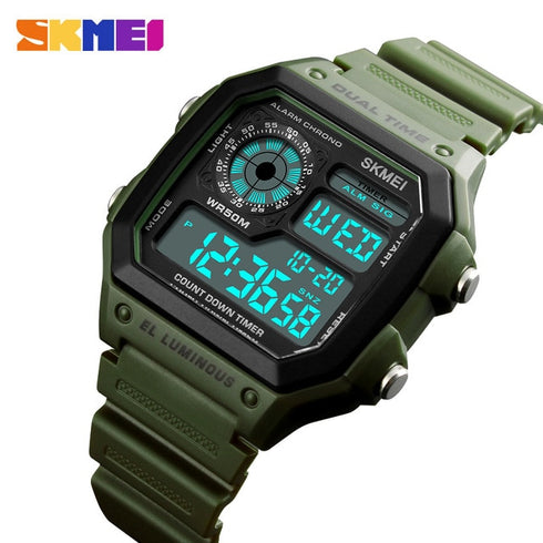 SKMEI 1299 Waterproof Alarm Bluetooth Sports Watch