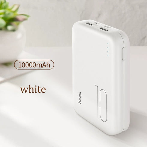 HOCO Power Bank 10000mAh Mini USB LED External Battery Portable Charger Powerbank Fast charging - WooTech Online Shopping
