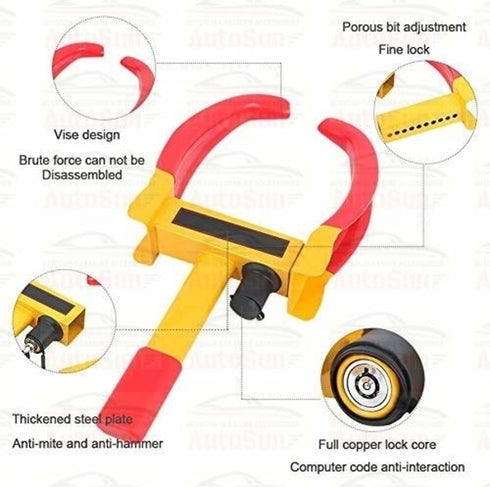 Anti Theft Car Wheel Clamp