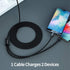 ROMOSS Multi Charger Cable 2-in-1 iPhone and Android USB C Charging Cable - CB219