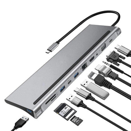 11 Ports USB-C to HDTV Multifunction Adapter