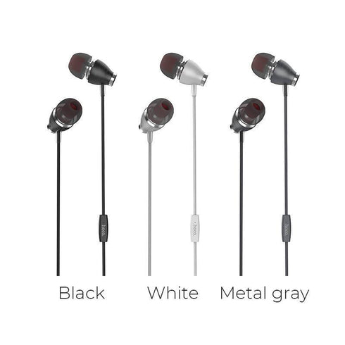 hoco ariose universal earphones with mic m28 white